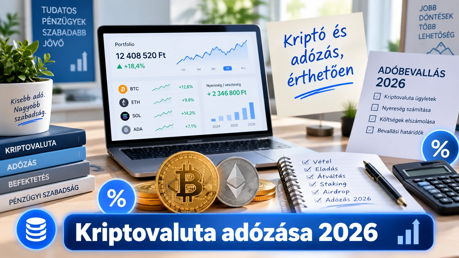 Kriptoérmék és pénzügyi kimutatás