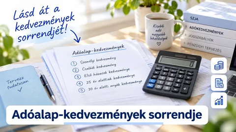 Adókedvezmények listája és számológép – az érvényesítés sorrendje