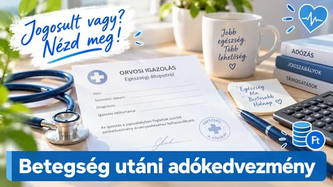 Orvosi igazolás és sztetoszkóp – betegség utáni adókedvezmény