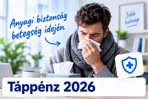 Beteg férfi zsebkendővel – betegszabadság és táppénz