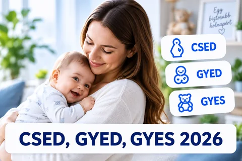 Anya kisbabájával – CSED, GYED és GYES 2026