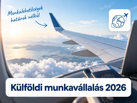 Repülőgép szárnya – külföldi munkavállalás 2026