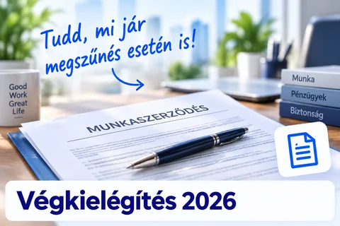 Munkaszerződés és toll – végkielégítés 2026